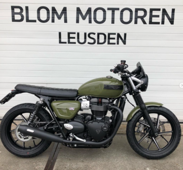 Triumph Customized Street Twin Urban Green