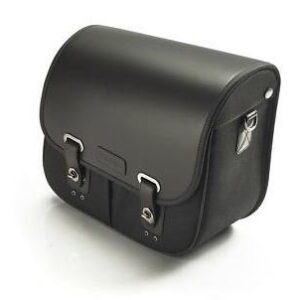 Pannier, Waxed Cotton, Black, RH