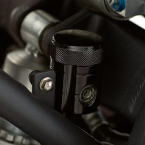 Anodised brake reservoir rear