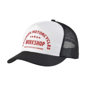 WORKSHOP TRUCKER CAP BONE / BLACK